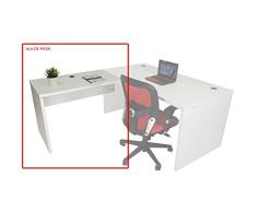 ala para Mesa Euro 2000. Color Blanco. 102x60 cm