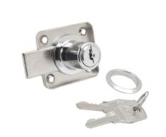 Wolfpack 3030029 - Cerradura de mueble para armario, acabado cromado (362/20 mm)