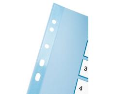 Leitz 100164 - Separadores de cartulina para archivador (A4, 31 hojas), color blanco