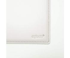 Eglooh - Mercurio - Protector Mesa Escritorio de Oficina en Cuero Blanco cm 90x60 - Alfombrilla Raton xxl con Costuras Hechas a mano y Fondo Antideslizante - Hecho en Italia