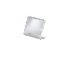 SIGEL PA105 Soporte de sobremesa, inclinado, acrilico, para A9 transversal, 10 unds.