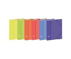 Elba 163549 - Carpeta clasificadora A4, 12 separadores, multicolor