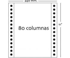 Fabrisa 1241032 - Caja de 1000 hojas de papel continuo, 3 hojas, 240 x 11", Unidades contenidas: 1