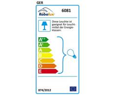 Rabalux Lámpara de Techo E14, Plata