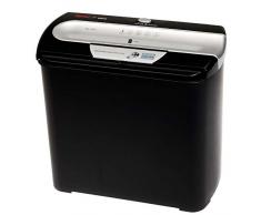 Genie 255 CD - Destructora de papel y CD (7 hojas, 12 litros), negro y plateado