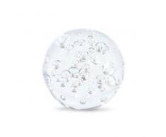 Art Deco Home - Pisapapel Cristal Bola Burbuja 7 cm - 12505SG