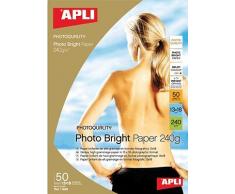 Apli Paper 11926 Papel Photo 240GR 13x18 50H