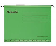 Esselte Pendaflex - Carpeta con ganchos para colgar (tamaño folio, 25 unidades), color verde