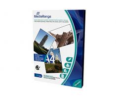 MediaRange Papel fotográfico, High glossy (Imprimible en ambos lados) A4 (210 x 297 mm), 160 g/m², 5760 dpi, 50 Hojas