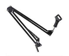 Voladizo del teléfono Celular pie de micrófono teléfonos móviles sostenedor Plegable de Metal Flexible del Brazo articulado de Smartphone Universal del Montaje Soporte del teléfono Clip Lazy Soporte
