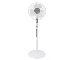 Orbegozo SF 0147 Ventilador de pie oscilante, 3 niveles de ventilación, tamaño aspas 40 cm, altura regulable, 50 W de potencia