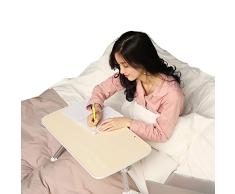 LRKZ Mesa De Cama para Ajustable Plegable,Soporte para Portatil de Lectura, Escritorio Portátil, Bandeja Plegable de Atril para Sofá Y Soporte de Suelo de Lectura para Niños,M