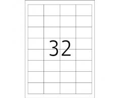 HERMA 8643 - Etiqueta autoadhesiva (4,83 cm, 3,38 cm) Color blanco