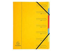 Exacompta 54079E - Carpeta (Conventional file folder, Caja de cartón, Amarillo, A4, 400 g/m², 245 mm)