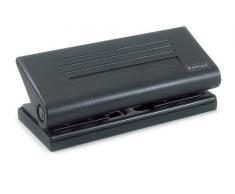 Rapesco PF66P0B1 - Perforador de papel (capacidad de 8 hojas), negro