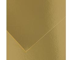 Canson Iris Vivaldi,280g/m2 - Hojas de cartulina, paquete de 50 hojas, A3 - 29.7 x 42 cm, color oro