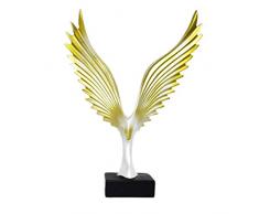 BESPORTBLE Estatuilla Águila Animal Pájaro ala Estatuilla Estatua Fortuna Águila Resina Escritorio Escritorio Oficina en Casa Gabinete de Televisión Decoración Regalo de Cumpleaños Dorado