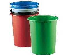 Papelera plástico 14 l. - Burdeos