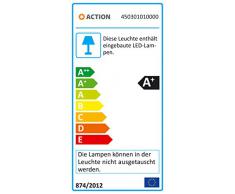 Wofi Action 450301010000 - Lámpara de pared LED (5 W, acabado cromado)