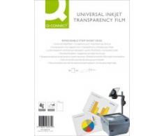 Q-Connect KF26074 OHP - Papel para impresoras de inyección (50 unidades)