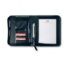 Herlitz - Carpeta para conferencias (con anillas, A5), color negro