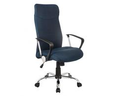 SixBros. Sillón de Oficina giratoria Azul Oscuro - H-935-6/2470