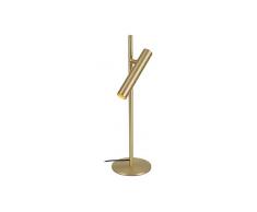 Lámpara de mesa LED infinitamente regulable, lámpara de noche, lámpara de oficina, Lámparas de escritorio, lámpara de lectura, operación táctil,pequeñas lámparas de pie, oro mate