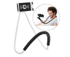 Glodenbridge - Soporte flexible para teléfono móvil para colgar del cuello, soporte para alargar el brazo, para dispositivos móviles de 3,5 a 6,5 pulgadas