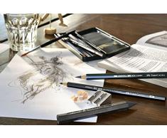 Faber Castell "tinta negra" Pitt lápiz de grafito Kit