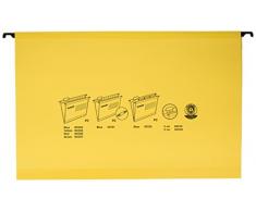 Esselte Pendaflex - Carpeta con ganchos para colgar (tamaño folio, 25 unidades), color amarillo