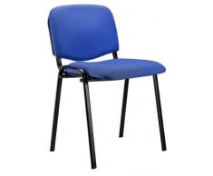 Adec - Silla confidente iso, medidas 54 x 55 x 80 cm, color azul