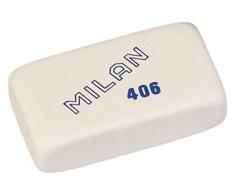 Milan 406 - Goma de borrar, 6 unidades
