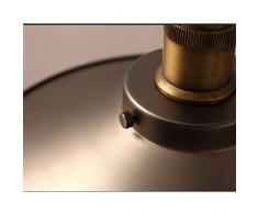 Lámparas de Pie Lámpara Vertical Piso Lámpara de pie vintage Lámpara de pie ajustable de altura de brazo largo, E27 Lámpara de pie de lámpara de metal para sala de estar, Dormitorio, Oficina, H118 × D