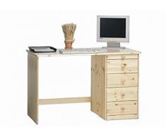 Steens 16327119 Kent 77 x 120 x 60 cm escritorio de madera de pino, madera lacada