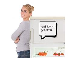 CKB Ltd® - Pizarra magnética con forma de bocadillo de cómic y rotuladores - Ideal para poner notas y planificadores en neveras - 32 x 32 cm