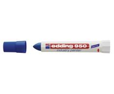Edding 950 - marcador permanente pasta opaca trazo 10 mm. azul