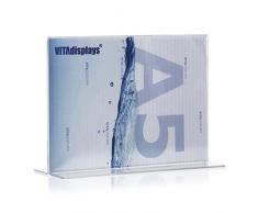 DIN A5 net-xpress - Expositor de/T/T de función atril en posición horizontal/ - Expositor de Original Plexiglas