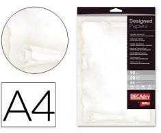 PAPEL TEMATICO DECADRY LINE PERGAMINO PAQUETE DE 20 HOJAS