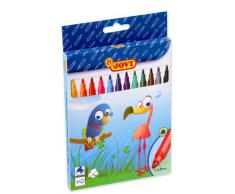 Jovi 270100 - Estuche 12 Rotuladores Colores