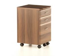 Hjh OFFICE 673802 Cajonera con ruedas EKON nogoal para escritorio