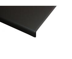 Vade 580 x 390 mm, piel, con reborde/90 ° para mesa USM Haller), color negro