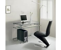 Hogar Decora - Mesa Escritorio/Ordenador Cristal 90 x 55 cm