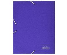 Mariola 944821 - Carpeta de cartón con solapas, tamaño cuarto, color azul