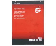 5 x calidad A1 papel normal 40 hojas almohadilla rotafolios
