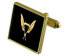 Secretario masónica gemelos Gold Square en la bolsa