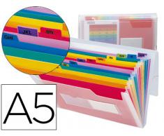 CARPETA BEAUTONE CLASIFICADORA FUELLE POLIPROPILENO DIN A5 SPECTRAFILE