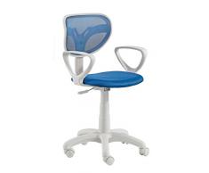 Silla de oficina giratoria estudio despacho con brazos.