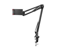 Soporte Ajustable para Tablet, Soporte para teléfono Celular con Brazo articulado 360°, Cuello de Cisne, Soporte para teléfono para tabletas caseras