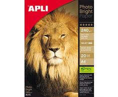 Apli Paper 4454 Papel Photo A4 240 Gr. 20H