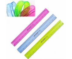 Tutoy 12 cm De Regla Flexible Estupenda Que Mide Los Efectos De Escritorio De La Herramienta De La Escuela De Oficina